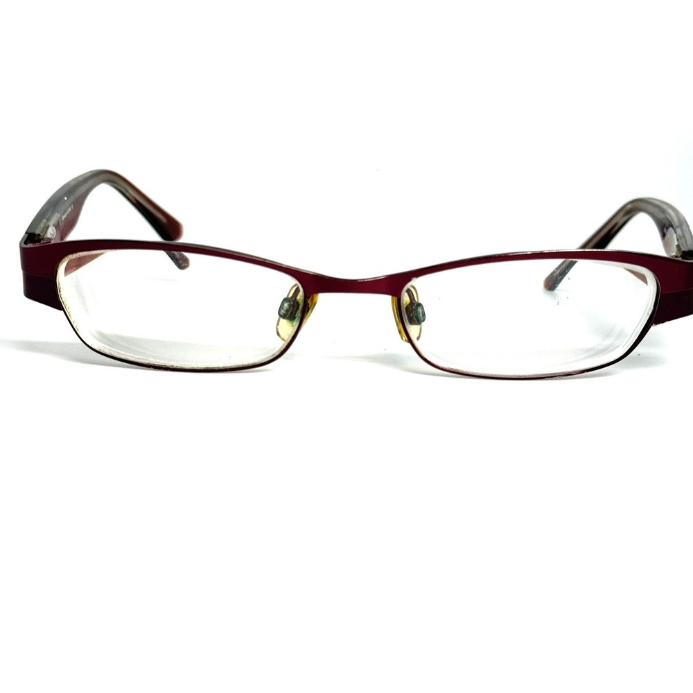 Genesis Altair G5002 Plum Purple Rectangular Eyeglass Frames 51-18-130